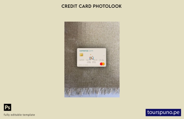 listo para imprimir plantilla frontal de aspecto fotográfico de mastercard d 137